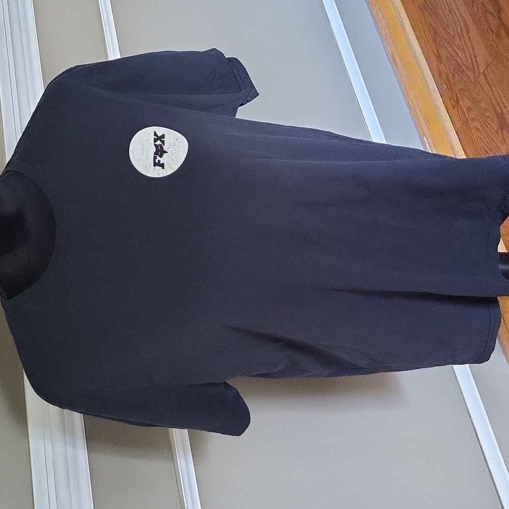 FOX Full Moon Black Tee with Logo Size Large